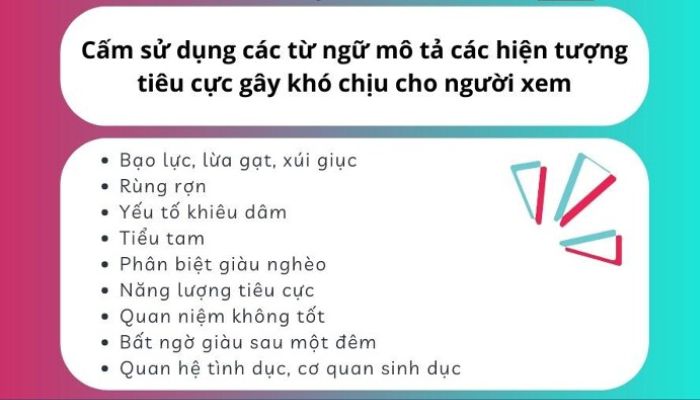 Ng&ocirc;n từ ph&acirc;n biệt, x&uacute;c phạm hoặc nhạy cảm